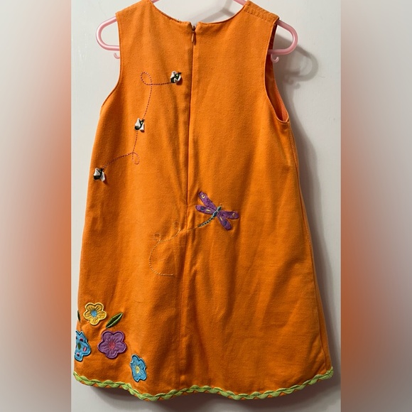 Springtime Creations Orange Frog-Themed Kids Dress
Size 4T, like new - Picture 2 of 3